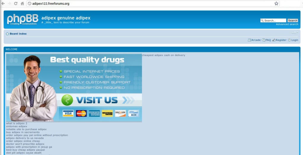 Fraudulent Pharmaceutical Website Tactics