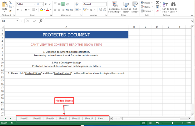 Malicious Microsoft Documents Excel 4.0 Macros Figure 5